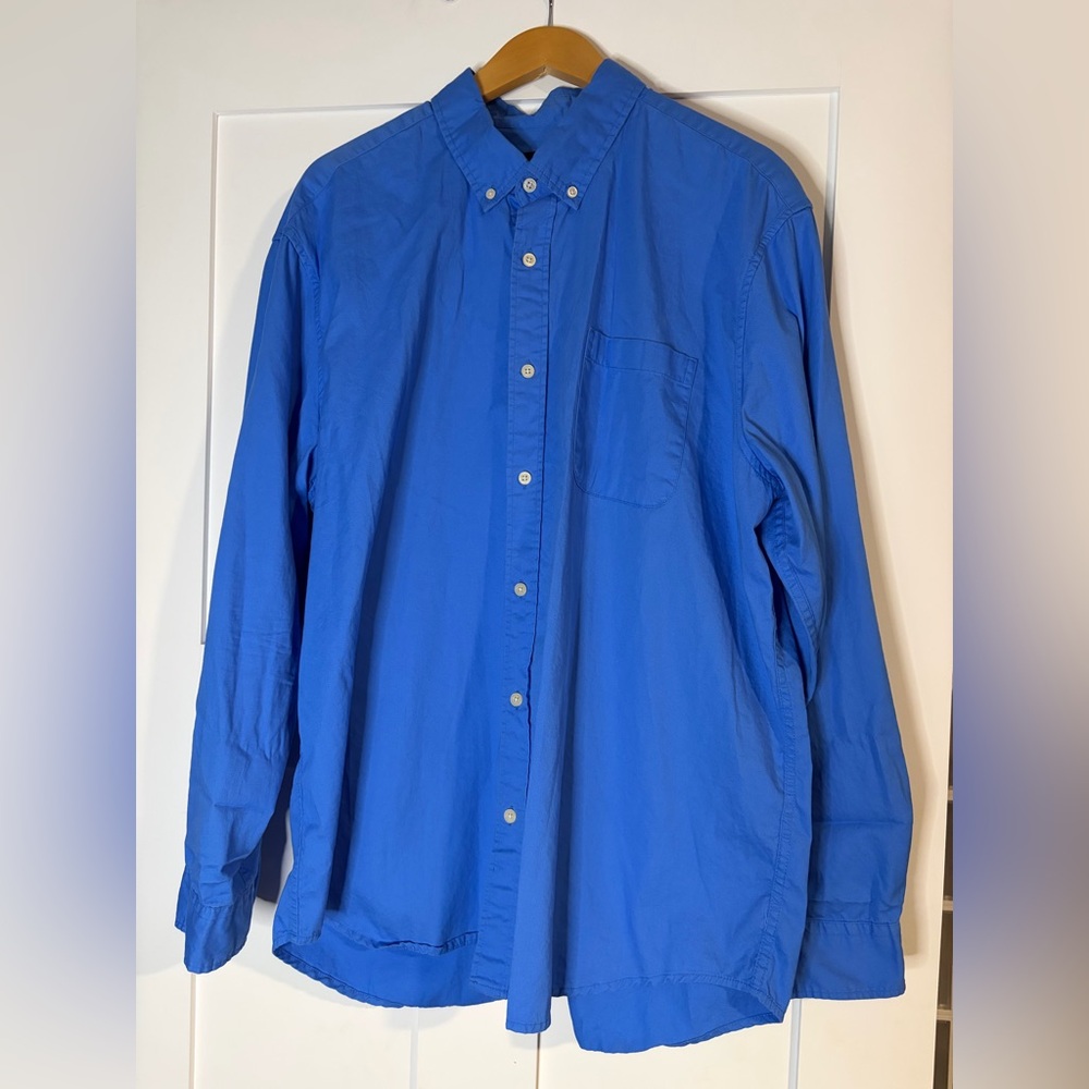 Saddlebred Men's Vibrant Blue Button Down Shirt
